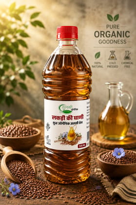 Tulsi Organic Cold Pressed Alsi Oil / Flaxseeds Oil- 500 ML Tulsi Organic Cold Pressed Alsi Oil / Flaxseeds Oil- 500 ML