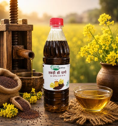 Tulsi Organic Mustard Oil (Cold Pressed / Kachi Ghani) 500 ML Tulsi Organic Mustard Oil (Cold Pressed / Kachi Ghani) 500 ML