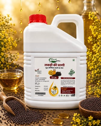 Tulsi Organic Cold Pressed Black Mustard Oil (2 Litre) Tulsi Organic Cold Pressed Black Mustard Oil (2 Litre)